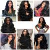 Body Wave Bundles Human Hair,Human Hair Bundles Tangle-free,Synthetic Hairs Extensions,Unprocessed Curly Bundles Hairs 16 18 20 22 24 Inch for Women Natural Color (22Inch) view 2