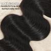 Body Wave Bundles Human Hair,Human Hair Bundles Tangle-free,Synthetic Hairs Extensions,Unprocessed Curly Bundles Hairs 16 18 20 22 24 Inch for Women Natural Color (22Inch) view 3