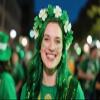 Green Hair Glitter Stick, Perfect Sparkling Theme Day Neon Outfit Singer Concert Music Rave Festival Party St Patricks Day Accessories Face and Body Glitter Makeup. view 2