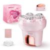 PRITECH Electric Razors for Women Legs, Easy-Clean Body Shaver, Wet & Dry Waterproof Bikini Trimmer, Portable Lady Hair Remover for Face Underarms Pubic (Pink) view 1