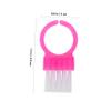 Beatifufu 100pcs Heavy Duty Nail Cleaning Brushes Portable Plastic Fingernail Scrubbers Multipurpose Manicure Tools for Women and Men Pink view 2