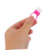 Beatifufu 100pcs Heavy Duty Nail Cleaning Brushes Portable Plastic Fingernail Scrubbers Multipurpose Manicure Tools for Women and Men Pink view 3