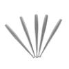 Beatifufu 5pcs Stainless Steel Cuticle Pusher Tool Dual-ended Nail Care Dead Skin Remover for Manicure Pedicure Comfortable Polished Edges Travel-friendly Cuticle Tools for Nails view 1