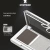 CYAYLM HYNTOOR Dual Color Eyeshadow Palette, Silver and Dark Brown, Shimmer and Matte Finish, Professional Makeup for Daily and Party Wear (1996, 3g) view 2