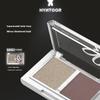 CYAYLM HYNTOOR Dual Color Eyeshadow Palette, Silver and Dark Brown, Shimmer and Matte Finish, Professional Makeup for Daily and Party Wear (1003, 3g) view 3