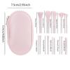 MELADY 10Pcs Mini Makeup Brush Set - Crystal Handle Portable Travel Kit for Powder, Contour, Blush, Eyeshadow Professional Beauty Tools for Daily & Travel Use (pink) view 3