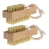 Beatifufu 2pcs Nail Scrubber Brush with Soft Bristles Gentle Fingernail Cleaner Portable Compact Nail Brushes for Manicure view 1
