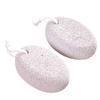HAKIDZEL 2pcs Double-Sided Natural Stone Callus Remover Foot File for Dead Skin Removal and Foot Care Rough Surface with Comfortable Grip and Rounded Edges Promotes Skin Health view 1