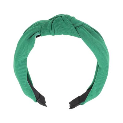 CONGARTENO Green Knotted Headband for Women Wide Fashion Hairband with Sophisticated Knot Design Comfortable Fit Stylish Hair Accessory for Casual Work and Party Wear