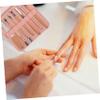 COOLHIYA Rose Gold Manicure Set Professional Nail Clippers Pedicure Grooming Kit for Men Women Home Use Practical Nail Care Tools view 4