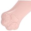 Beatifufu 2 Pcs Dual-function Cat Paw Face Massage Rollers Pink Portable Facial Massage Tool for Skin Soothing Enhances Serum Absorption Versatile Use for Jawline Cheeks Forehead Undereye view 3