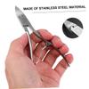 PLAFOPE 5pcs Nail Trimmers Set Stainless Steel Manicure Tools with Non-Slip Handles for Ingrown Toenails Prevention Pedicure Nail Clippers Kit view 2