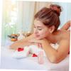 ETHZZLE 2 Pcs Cat Paw Face Massage Rollers Pink Rose Quartz Facial Massage Tool for Women Dual-Function Cooling Soothing Skin Care Roller Easy to Use Clean view 4