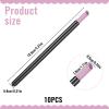 10Pcs Round Pumice Stone Sanding Nail File, Washable Cuticle Remover Stone Scrub, Nail Buffer Pen File for Under Nails, Ceramic Manicure Pedicure Tool for Acrylic Nails Dead Skin Repair view 2
