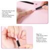 10Pcs Round Pumice Stone Sanding Nail File, Washable Cuticle Remover Stone Scrub, Nail Buffer Pen File for Under Nails, Ceramic Manicure Pedicure Tool for Acrylic Nails Dead Skin Repair view 3