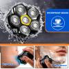 Magnetic 6 Blades Head Shaver Replacement Heads for Many 6D Magnetic Electric Razor,Magnetic 6D Blade Head Compatible with Head Shavers for Bald Men. (3PCS) view 4