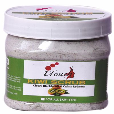 PRZX Kiwi Face & Body Scrub 500ml | Gentle Exfoliating Cleanser for All Skin Types | Refreshing & Paraben-Free Formula | Deep Cleansing Scrub