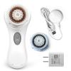 Clarisonic Mia 2 Electric Face Cleansing Brush with 2 Brush Heads, Sonic Facial Brush for Deep Cleaning & Exfoliation, Waterproof Rechargeable (White) view 1