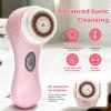 Clarisonic Mia 2 Electric Face Cleansing Brush with 2 Brush Heads, Sonic Facial Brush for Deep Cleaning & Exfoliation, Waterproof Rechargeable (Pink) view 3
