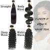 10 12 14Inch Brown Highlight Bundles Deep Wave Bundles Human Hair Human Hair Weave for Black Women Brazilian Virgin Hair 3 BundlesBlack and Light Brown#P1B/30 view 4