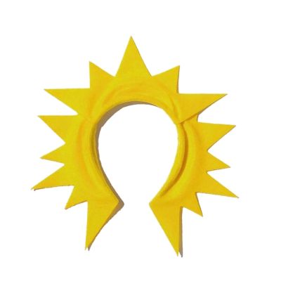 cunueae Halloween Funny Sun Headband, Eye-Catching Birthday Party Outfit, Role Playing Decoration for Girls, Fashion Accessory