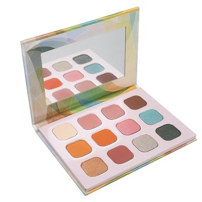 ASWRTYJO 12 Color Colorful Eye Shadow Plate Pearlescent Matte Combination Easy to