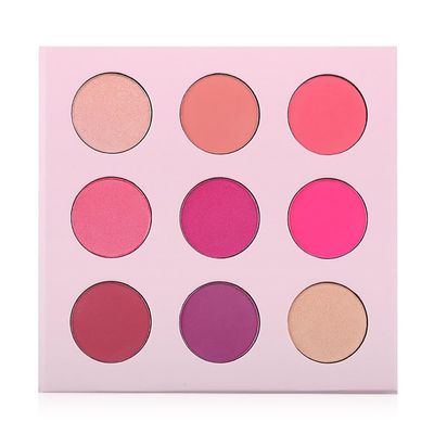 ASWRTYJO 9 Color Peach Blossom Makeup Eye Shadow Plate High Rendering Pearl Matte