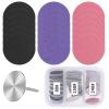 60 Pcs Sanding Paper Discs with Metal Nail Drill Bit, 25mm Foot Sandpaper Discs, Round Sandpaper Discs for Nail Drill Bit, Manicure Pedicure, Remover Dead Skin (#80#150#240 Grits) view 1