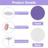 60 Pcs Sanding Paper Discs with Metal Nail Drill Bit, 25mm Foot Sandpaper Discs, Round Sandpaper Discs for Nail Drill Bit, Manicure Pedicure, Remover Dead Skin (#80#150#240 Grits) view 3