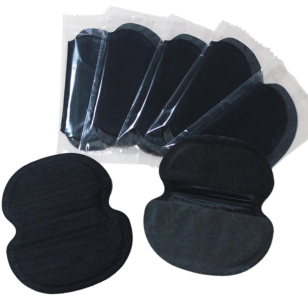 100 Large Disposable Sweat Pads For Underarms, 4.7X4.3 Strong Adhesive Armpit Guards For Men & Women