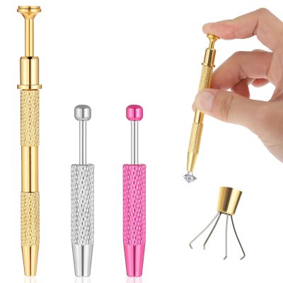 3 Pack Piercing Grabber Tool Kit 16G,18G Stainless Steel Flat Back Earrings Applicator Stainless Steel Flat Back Earrings Pickup Grabber Pick Up Tool for Ear Nose Lip Body Jewelry Changes