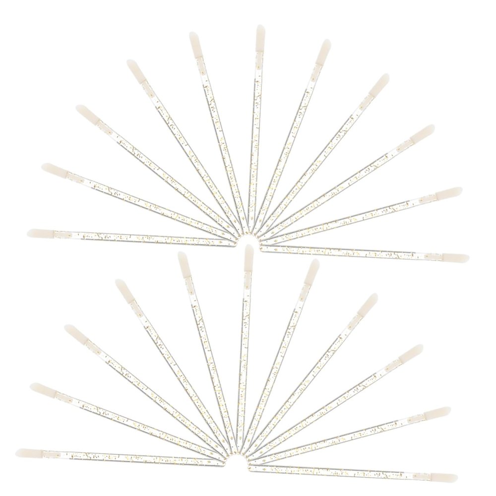 LIFKOME 100 Pcs Crystal Lip Gloss Applicator Wands Disposable Lip Balm Brush for Makeup Artists Soft Skin-friendly Precision Tools for Blending Lipstick and Gloss