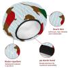 2 Sets Large name) Shower Caps for Women, Waterproof Shower Cap Double Layers Bath Caps for Women Long Thick Hair view 4
