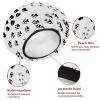 2 PCS Reusable Shower Caps with 2 Satin Scrunchies for Women, Large Waterproof Shower Bonnet Washable Elastic Band Bath Hair Hat for Long Hair, Tropical Leaf view 4