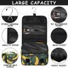 Kuquteed Tropical Banana Hanging Toiletry Bag for Women Men Palm Leaves Makeup Cosmetic Bag Water Resistant Portable Toiletries Organizer Bag for Travel Accessories Essentials view 3