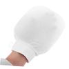 COOLHIYA Gentle Exfoliating Bath Mitt for Sensitive Skin Reusable Dead Skin Remover Glove with Soft Faux Fiber Comfortable Shower Scrubber for Body Exfoliation White view 3