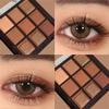 ASWRTYJO 9 Color Pearl Matte Chocolate Eye Shadow Palette Shiny Makeup view 4