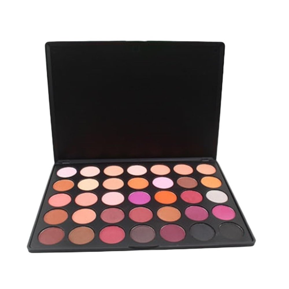 ASWRTYJO Pearlescent Matte Eye Shadow Plate 35 Color Makeup