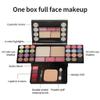 ASWRTYJO 33 Color Eye Shadow Palette Lip Makeup Sponge and Brush Cosmetics Set view 4