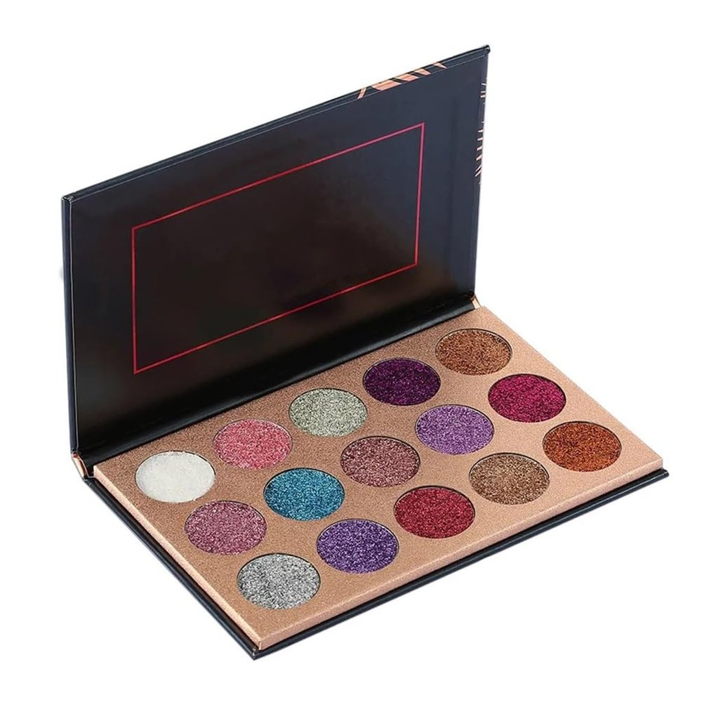 ASWRTYJO 15 Color Eye Shadow Palette Flash Set