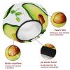 2 PCS Shower Cap for Women, avocados sprouts (1) Shower Caps + 2 Satin Scrunchies, Waterproof Bath Caps Elastic and Reusable Hair Cap for Shower view 4