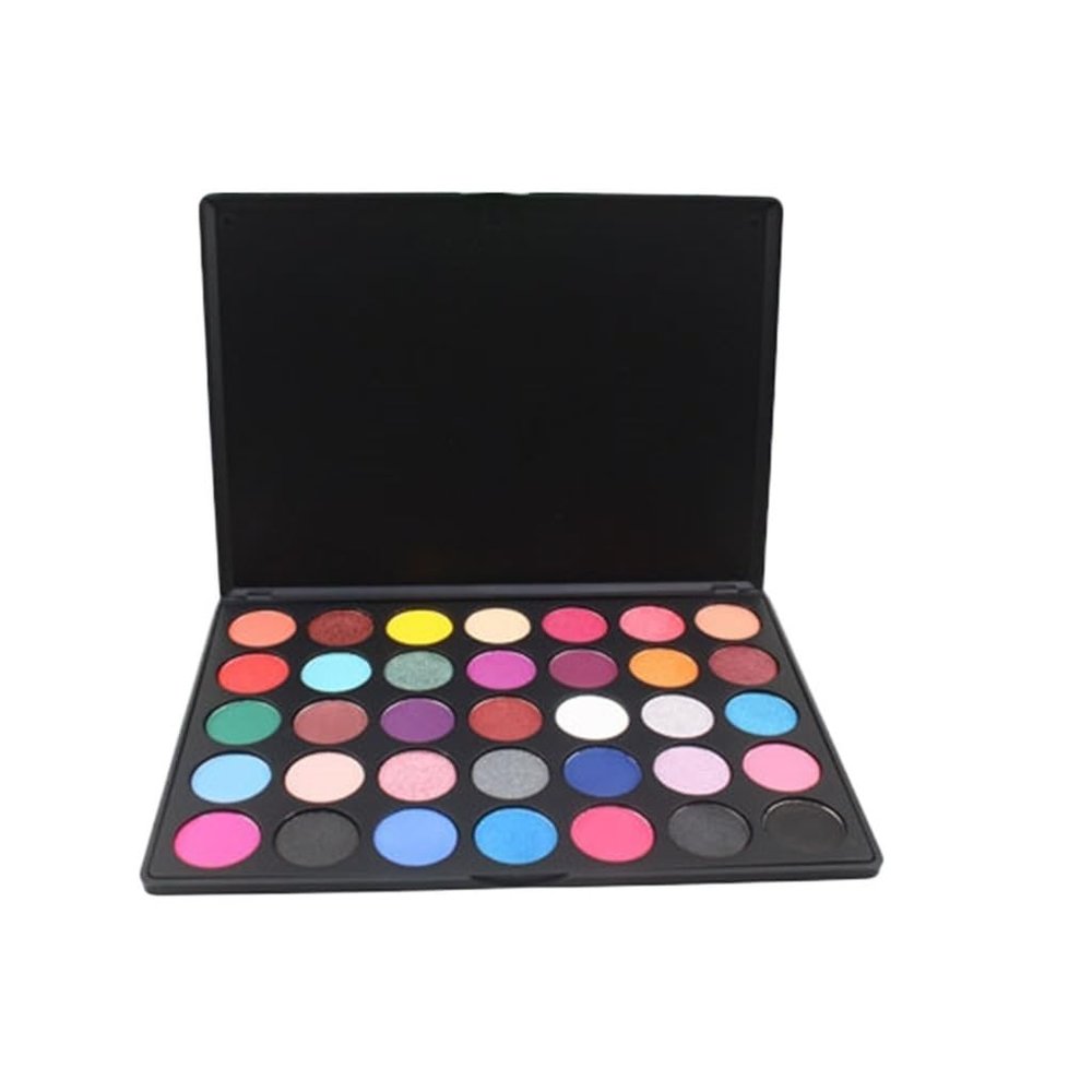 ASWRTYJO Pearlescent Matte Eye Shadow Plate 35 Color Makeup