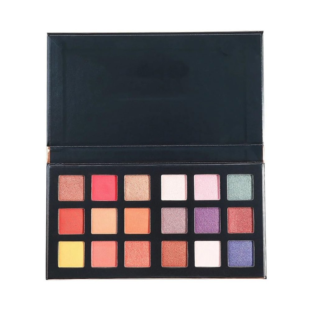 ASWRTYJO 18 Color Eye Shadow Palette Sequins Matte Glitter Pearl