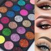 ASWRTYJO 35 Color Shiny Metal Eye Shadow Palette Sequins Body Art Makeup view 3