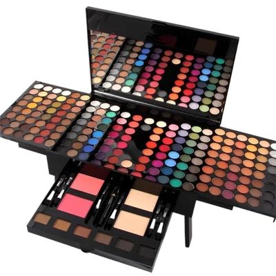 ASWRTYJO 180 Color Makeup Palette Eye Shadow Powder Lipstick Set Glow