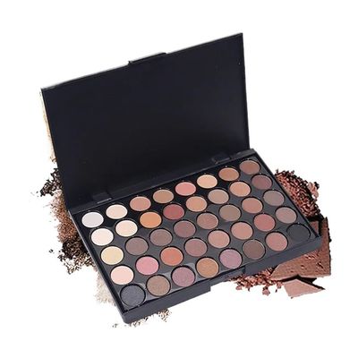 ASWRTYJO 40 Color Eye Shadow Palette Women S Makeup Earth Matte Powder Tool