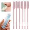 2-in-1 Nasal Hair Cutter, Nose Hair Trimmer for Men and Women, Dual-Blade Nose Hair Remover with 360 Rotation & Ear Pick, Compact Nose Trimmer with Cleaning Brush for Travel Grooming (Pink, 6pcs) view 1