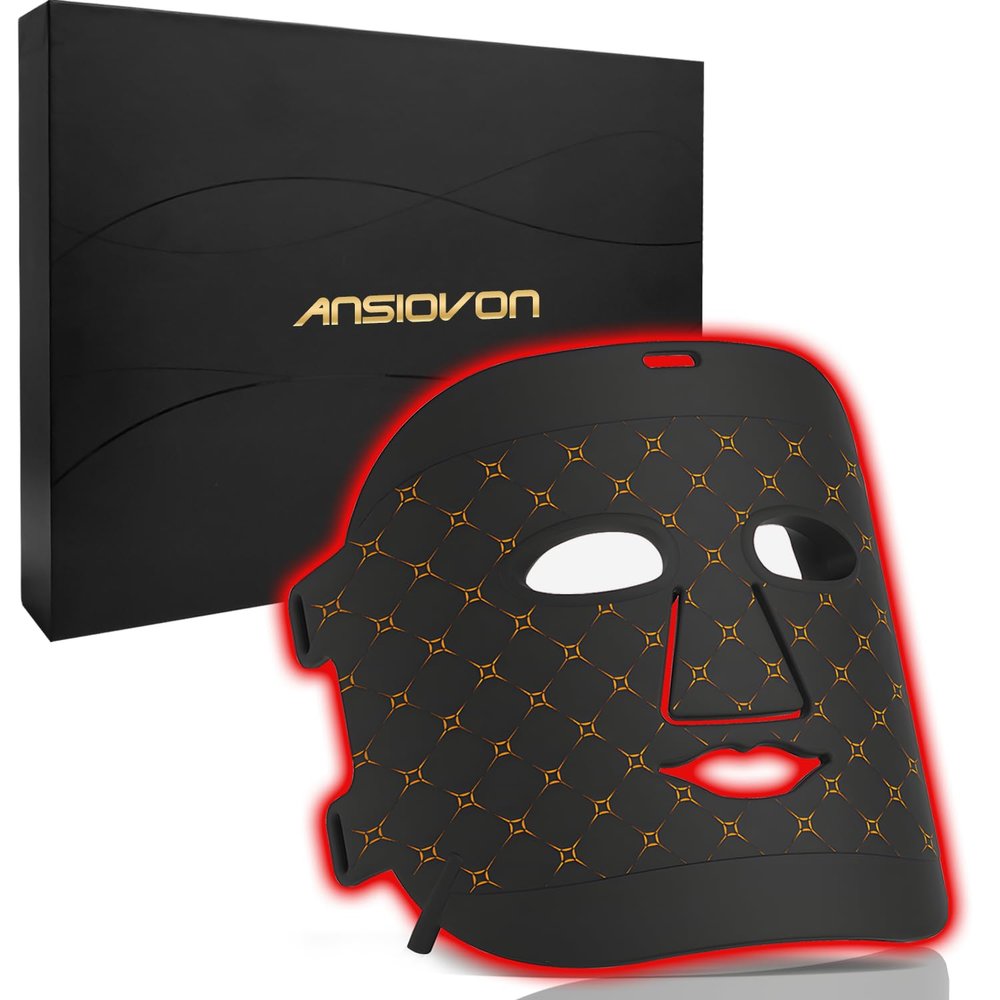 ANSIOVON Red Light Therapy Mask for Face