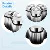 Chewtoyo Men'S Rechargeable Pocket Shaver, Mini Zinc Alloy Shaver, Electric Portable Travel, Grooming, Ipx7 Waterproof view 2
