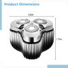 Chewtoyo Men'S Rechargeable Pocket Shaver, Mini Zinc Alloy Shaver, Electric Portable Travel, Grooming, Ipx7 Waterproof view 3